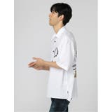 サークルデザイン レギュラーカラー 半袖BIGシャツ | TAKA-Q MEN | 詳細画像15 