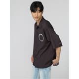 サークルデザイン レギュラーカラー 半袖BIGシャツ | TAKA-Q MEN | 詳細画像2 