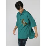 カレッジロゴ レギュラーカラー 半袖BIGシャツ | TAKA-Q MEN | 詳細画像2 