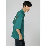 カレッジロゴ レギュラーカラー 半袖BIGシャツ | TAKA-Q MEN | 詳細画像4 