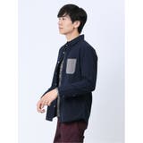綿オックス ポケット切替 レギュラーカラー長袖シャツ | TAKA-Q MEN | 詳細画像12