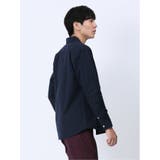 綿オックス ポケット切替 レギュラーカラー長袖シャツ | TAKA-Q MEN | 詳細画像14