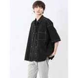 タスランステッチ レギュラーカラー半袖シャツ | TAKA-Q MEN | 詳細画像12