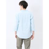 綿パナマ レギュラーカラー7分袖シャツ | TAKA-Q MEN | 詳細画像3