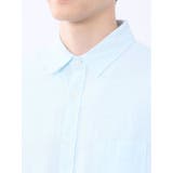 綿パナマ レギュラーカラー7分袖シャツ | TAKA-Q MEN | 詳細画像9