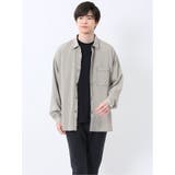 03ライトグレー | タスランステッチ レギュラーカラー長袖シャツ | TAKA-Q MEN
