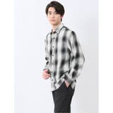 【WEB限定】オンブレーチェック レギュラーカラー長袖シャツ | TAKA-Q MEN | 詳細画像2