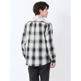 【WEB限定】オンブレーチェック レギュラーカラー長袖シャツ | TAKA-Q MEN | 詳細画像3