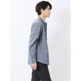 【WEB限定】綿ダンガリー レギュラーカラー長袖シャツ | TAKA-Q MEN | 詳細画像4
