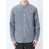 【WEB限定】綿ダンガリー レギュラーカラー長袖シャツ | TAKA-Q MEN | 詳細画像6