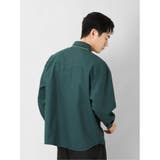 レーヨン混 ネックレス付 長袖BIGシャツ | TAKA-Q MEN | 詳細画像32 