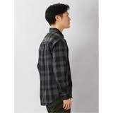 レーヨン混 チェック柄 長袖BIGシャツ | TAKA-Q MEN | 詳細画像4 