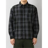 レーヨン混 チェック柄 長袖BIGシャツ | TAKA-Q MEN | 詳細画像5 