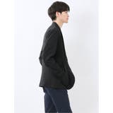 ドットエア サッカーチェック 2ボタン シャツジャケット | TAKA-Q MEN | 詳細画像4