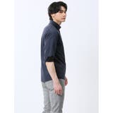 ダイヤ柄ドビー 二枚衿ボタンダウン 7分袖シャツ | TAKA-Q MEN | 詳細画像4
