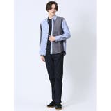 オックス×ピケ切替 ボタンダウン長袖シャツ | TAKA-Q MEN | 詳細画像15