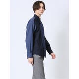 オックス×ピケ切替 ボタンダウン長袖シャツ | TAKA-Q MEN | 詳細画像24