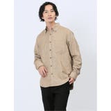 33ベージュ | ピーチスキン ボダンダウン長袖シャツ | TAKA-Q MEN