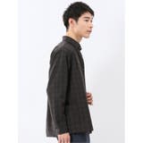 ジェリー/GERRY オンブレチェック 長袖シャツアウター | TAKA-Q MEN | 詳細画像4 