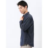 コットンシャンブレー レギュラーカラー長袖シャツ | TAKA-Q MEN | 詳細画像2 
