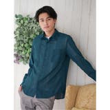 透かしドビー レギュラーカラー長袖シャツ | TAKA-Q MEN | 詳細画像1