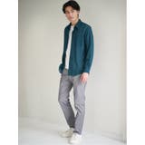 透かしドビー レギュラーカラー長袖シャツ | TAKA-Q MEN | 詳細画像9