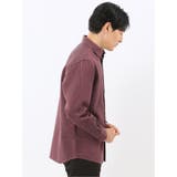 綿混 起毛ワッフル レギュラーカラー長袖シャツ | TAKA-Q MEN | 詳細画像13 