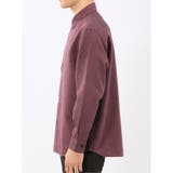 綿混 起毛ワッフル レギュラーカラー長袖シャツ | TAKA-Q MEN | 詳細画像16 