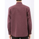 綿混 起毛ワッフル レギュラーカラー長袖シャツ | TAKA-Q MEN | 詳細画像17 