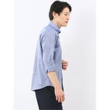 ストレッチ 綿スラブ ボタンダウン 7分袖 シャツ | TAKA-Q MEN | 詳細画像22 