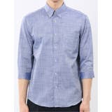 ストレッチ 綿スラブ ボタンダウン 7分袖 シャツ | TAKA-Q MEN | 詳細画像24 