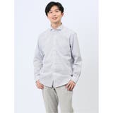ストレッチ プリント カッタウェイ長袖シャツ | TAKA-Q MEN | 詳細画像1