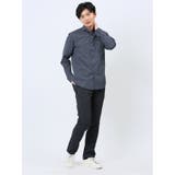 ストレッチ プリント カッタウェイ長袖シャツ | TAKA-Q MEN | 詳細画像15