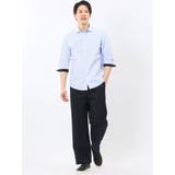 クールマックス サッカー ワイドカラー 7分袖 シャツ | TAKA-Q MEN | 詳細画像14 