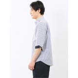 クールマックス サッカー ワイドカラー 7分袖 シャツ | TAKA-Q MEN | 詳細画像2 