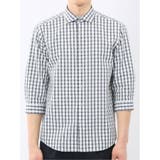 クールマックス サッカー ワイドカラー 7分袖 シャツ | TAKA-Q MEN | 詳細画像24 