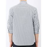 クールマックス サッカー ワイドカラー 7分袖 シャツ | TAKA-Q MEN | 詳細画像26 