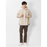 コットンツイル バンドカラー 長袖オーバーシャツ | TAKA-Q MEN | 詳細画像11