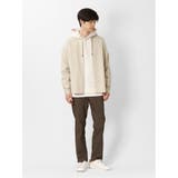 コットンツイル バンドカラー 長袖オーバーシャツ | TAKA-Q MEN | 詳細画像12