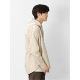 コットンツイル バンドカラー 長袖オーバーシャツ | TAKA-Q MEN | 詳細画像4