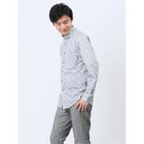 ストレッチ プリント カッタウェイ長袖シャツ | TAKA-Q MEN | 詳細画像2