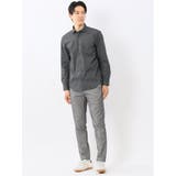 ストレッチ プリント ワイドカラー長袖シャツ | TAKA-Q MEN | 詳細画像15 