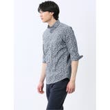 ストレッチ プリント カッタウェイ 7分袖シャツ | TAKA-Q MEN | 詳細画像12