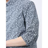 ストレッチ プリント カッタウェイ 7分袖シャツ | TAKA-Q MEN | 詳細画像20