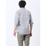 ストレッチ プリント カッタウェイ 7分袖シャツ | TAKA-Q MEN | 詳細画像3