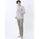 ストレッチ プリント カッタウェイ 7分袖シャツ | TAKA-Q MEN | 詳細画像5