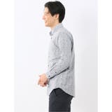 ストレッチ プリント ボタンダウン長袖シャツ | TAKA-Q MEN | 詳細画像2 