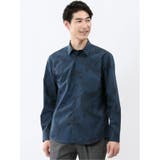 ストレッチ プリント レギュラーカラー長袖シャツ | TAKA-Q MEN | 詳細画像1 