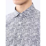 ストレッチ プリント ワイドカラー長袖シャツ | TAKA-Q MEN | 詳細画像9 