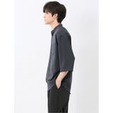 カウラ/Kaule リネンライク バンドカラー 7分袖シャツ | TAKA-Q MEN | 詳細画像2